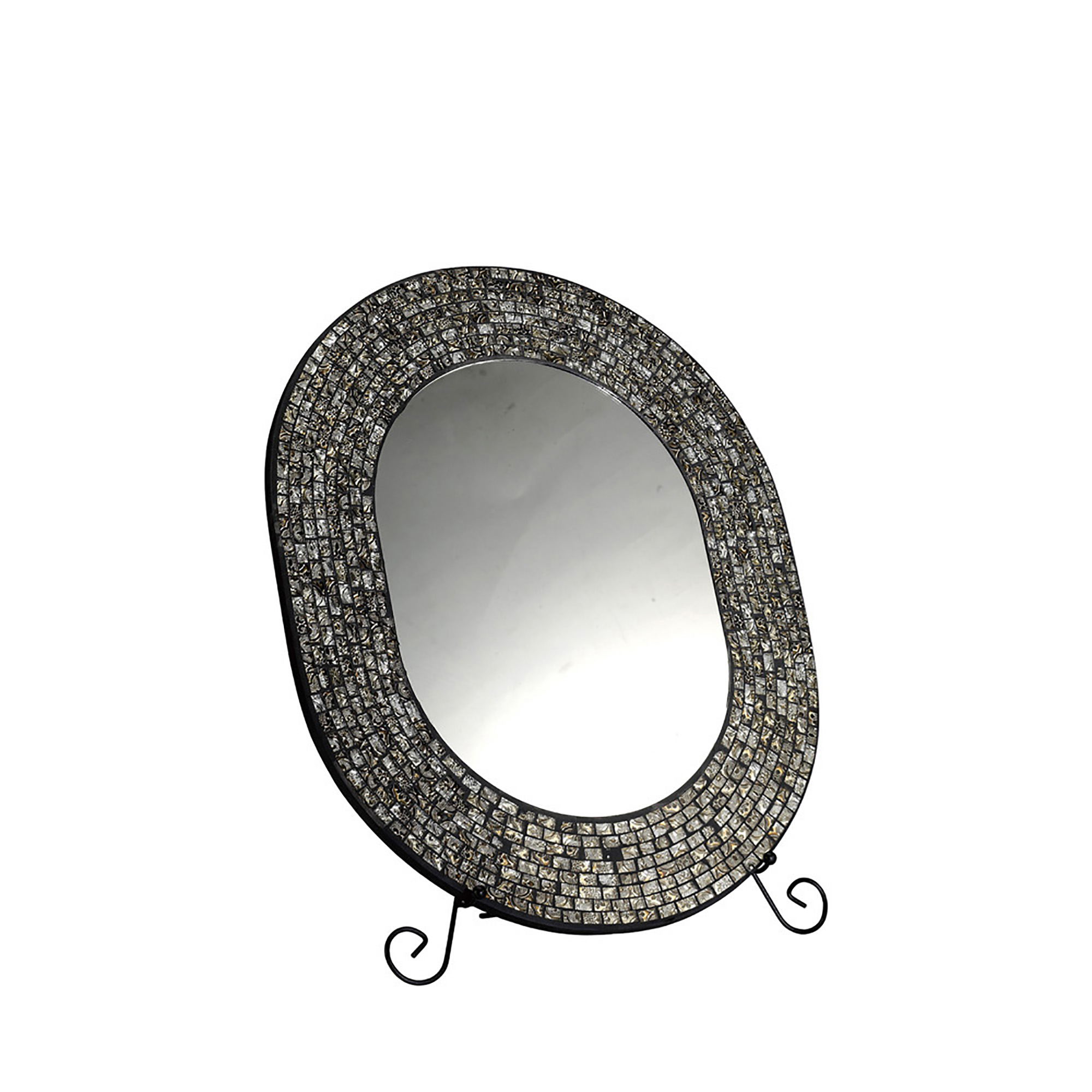 IL70232  Celeste Mosaic Mirror Polished Chrome